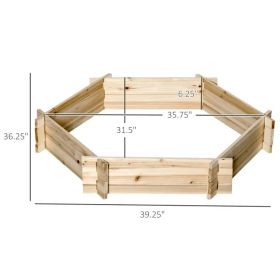 Hexagon Screwless Raised Garden Bed | DIY Tool-Free Planter Box