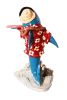 Sharky Butler Statue With Serving Tray - 35 inch Height