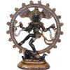 Intricate Nataraja (Dancing Shiva) Sculpture - Bronze Finish
