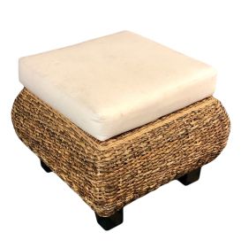 Handcrafted KC La Sentada Wooden Foot Stool