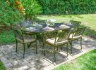 Savannah Outdoor Dining Table - Oval Aluminum Frame