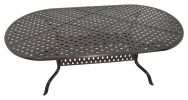 Savannah Outdoor Dining Table - Oval Aluminum Frame
