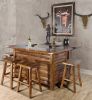 Adirondack Style Outdoor Teak Wood Bar Table For Patio