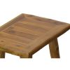 Solid Teak Adirondack Bar Stool – Weather-Resistant Outdoor Counter Seating