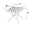 Savannah Aluminum Outdoor End Table