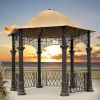 Bridgeton Moore Estate Gazebo Kit - Luxury Outdoor Canopy/Pavilion