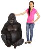 Life-Size Silverback Gorilla Statue | Highly Detailed Resin Sculpture
