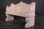 Cast Aluminum Swan Garden Bench