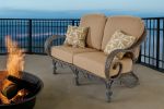Hand-Woven Grand Bonaire Exterior Loveseat – Durable Resin Wicker Style