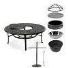 Grand Bonaire Outdoor Fire Pit Table
