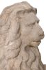 Pair Of Stone Heraldic Lion Statues – 2-Piece Guardian Set