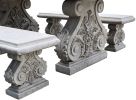 Acanthus 3-Piece Garden Set: Classic Table & Bench
