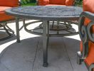 Chillounger 52-Inch Circular Bistro Table For Patio & Garden