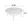 Chillounger 52-Inch Circular Bistro Table For Patio & Garden