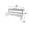 Belruse Grand High Back Bench