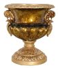 Elegant Golden Swirl Decorative Vase - 12.75"