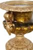 Elegant Golden Swirl Decorative Vase - 12.75"