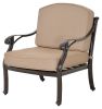 Savannah Outdoor Aluminum Club Chair With All-Weather Cushions