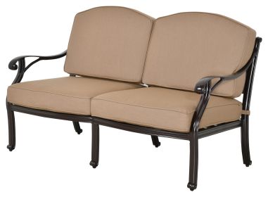 Aluminum Outdoor Patio Furniture Loveseat - Savannah Collection