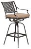 Savannah Outdoor Bar Stool – Rust-Resistant Aluminum With Footrest