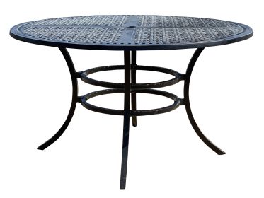Windermere 52" Round Kitchen Table by KC – Modern Farmhouse Style