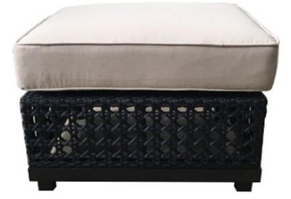 Monterey Hand-Woven Outdoor Ottoman