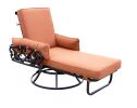 Chillounger Swivel Outdoor Lounge Chair With Thick Cushions