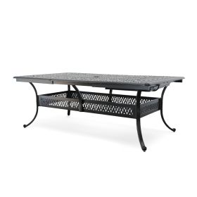 Elisabeth Outdoor Extension Table | 132x48 | Durable Cast Aluminum