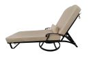 Comfortable Swivel Chaise Lounge With Pillow – Elisabeth Series