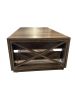 Industrial Chic Coffee Table – Urban Rustic Centerpiece