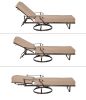 Savannah Swivel Outdoor Chaise Lounge