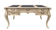 Large Mahogany Chippendale Style Writing Desk With Drawers