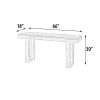 48-Inch Modern Console Table In Cinnamon Amber Finish