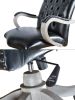 Ergonomic Mystic Gray Leather Executive Office Chair