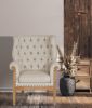 Armchair With Woven Seat & Back - Beachstone Islander Collection