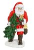 Santa Holding Christmas Tree Figurine