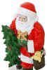 Santa Holding Christmas Tree Figurine