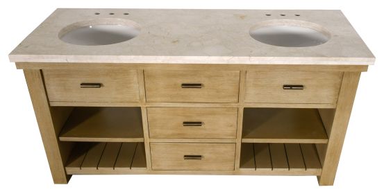 Beachstone 72 inch Double Vanity