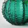 Vibrant Emerald Charm Round Vase