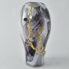Silver Monarch Marble Bloom Vase