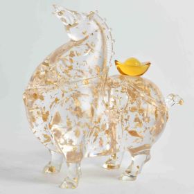Golden Horse Sculpture