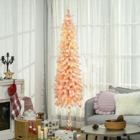 7' Flocked Christmas Trees
