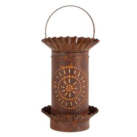 Mini Tartwarmer with Chisel in Rustic Tin