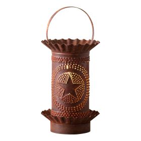 Mini Tartwarmer with Regular Star in Rustic Tin