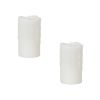 Simplux LED Dripping Candle With Moving Flame (Set of 2) 3"D x 5"H