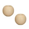 Simplux Round Candle W/Moving Flame (Set of 2 W/Remote)