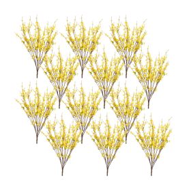 Forsythia Bush (Set of 12) 31"H Polyester-Plastic