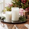 Candle Holder (Set Of 4) 3.75"Dx6"H, 4.75"Dx7.75"H Glass