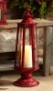 Lantern 8"D x 24"H Metal/Glass