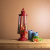 Lantern 8"D x 24"H Metal/Glass